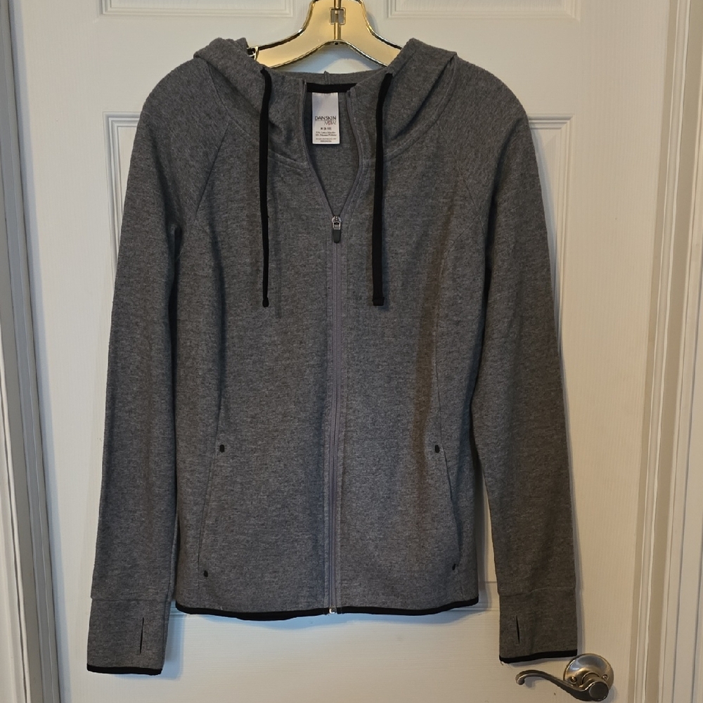 Women's Heather Gray Zip-Up Hoodie